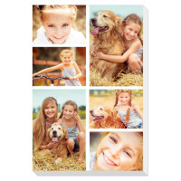 personalised 24x16" Collage Photo Canvas