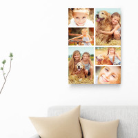 personalised 24x16" Collage Photo Canvas