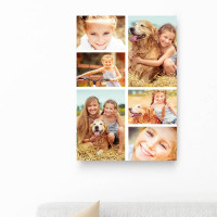personalised 24x16" Collage Photo Canvas