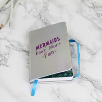 Mermaids Have More Fun A6 Notebook 