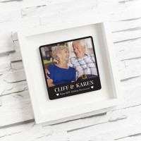 personalised 60th wedding anniversary shadow box