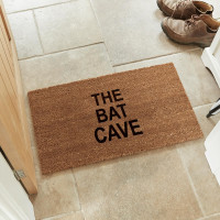 personalised 3 line coir mat