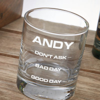 personalised whisky tumbler