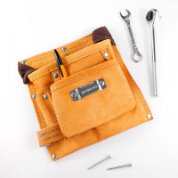 personalised 6 Pocket Leather tool Belt