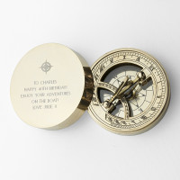 40th Brass Nautical Compass