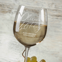 Personalised wine Glass