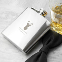 Stag 6oz Hip Flask