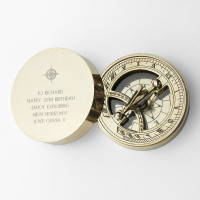 50th Brass Nautical Compass 