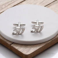 personalised 50 Cufflinks Gift Set