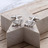 personalised 50 Cufflinks Gift Set