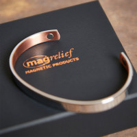 personalised Magrelief Bangle - Copper 