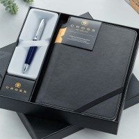 personalised Cross Gift Set Notebook & Pen