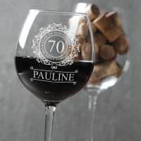 70 Aged To Perfection 480ml Allegro Wine Glass