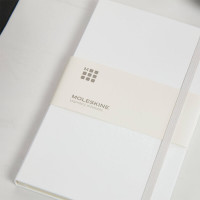 personalised white Moleskine Notebook