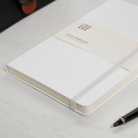 personalised white Moleskine Notebook