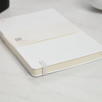 personalised white Moleskine Notebook