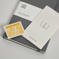 personalised Grey Moleskine Notebook