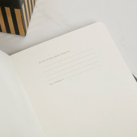 personalised Grey Moleskine Notebook