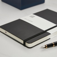 personalised Black Moleskine Notebook