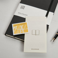 personalised Black Moleskine Notebook