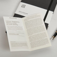 personalised Black Moleskine Notebook