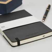 personalised Black Moleskine Notebook