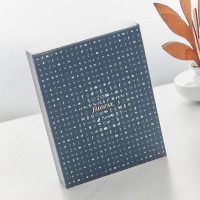 Personalised black filofax