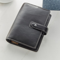 Personalised black filofax