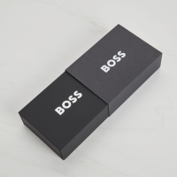 Hugo Boss Classic Keyring - Grained Black