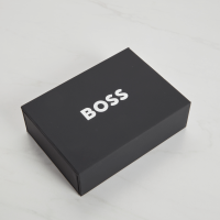 Hugo Boss Classic Keyring - Grained Black