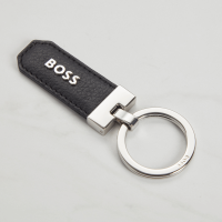 Hugo Boss Classic Keyring - Grained Black