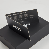 Hugo Boss Classic Keyring - Grained Black