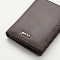 Hugo Boss Classic Smooth Card Holder - Brown