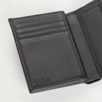Hugo Boss Classic Grained Card Holder - Black