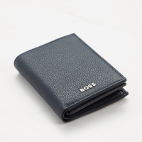 Hugo Boss Classic Grained Card Holder - Navy