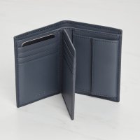Hugo Boss Classic Grained Card Holder - Navy