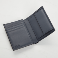 Hugo Boss Classic Grained Card Holder - Navy