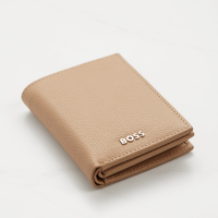 Hugo Boss Classic Grained Card Holder - Camel