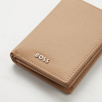 Hugo Boss Classic Grained Card Holder - Camel