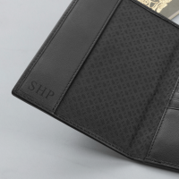 Hugo Boss Classic Smooth Passport Holder - Black