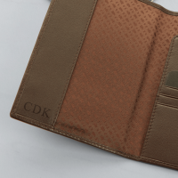 Hugo Boss Classic Smooth Passport Holder - Brown