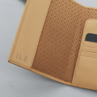 Hugo Boss Classic Grained Passport Holder - Camel