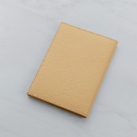 Hugo Boss Classic Grained Passport Holder - Camel