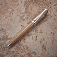 Hugo Boss Camel Ballpoint Pen & Card Holder