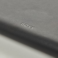Hugo Boss A5 Folder - Double B Black and Gold