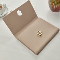 Hugo Boss A5 Folder - Double B Nude and Gold