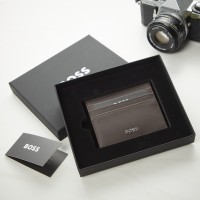 Hugo Boss Classic Smooth Brown Card Holder