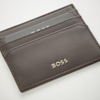 Hugo Boss Classic Smooth Brown Card Holder