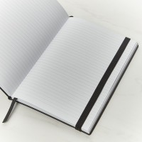 Hugo Boss A5 Checkered Black Lined Notebook