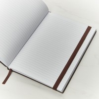 Hugo Boss A5 Checkered Burgandy Lined Notebook